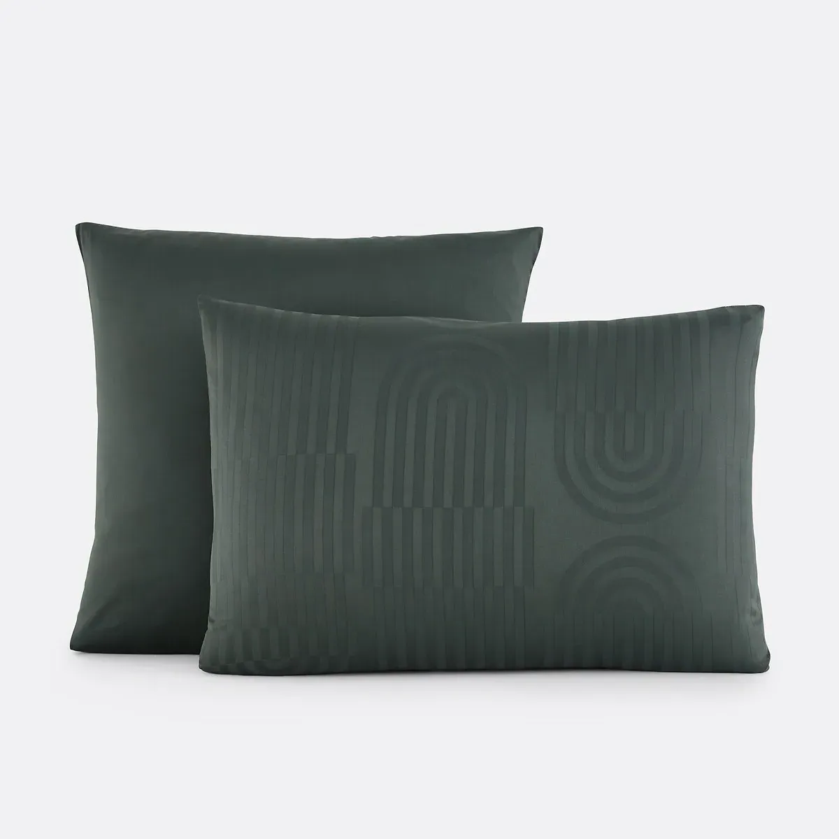 Varano Pillowcase - Cedar Green, Cotton Satin alternate view