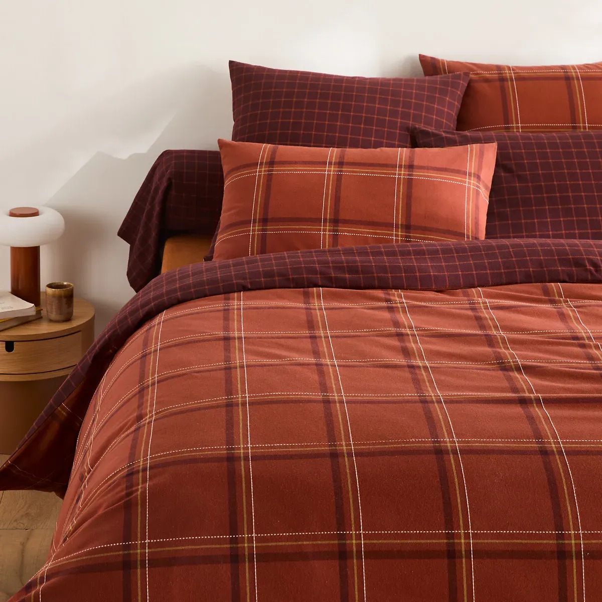 Varna Checked Duvet Cover - Brushed Cotton product