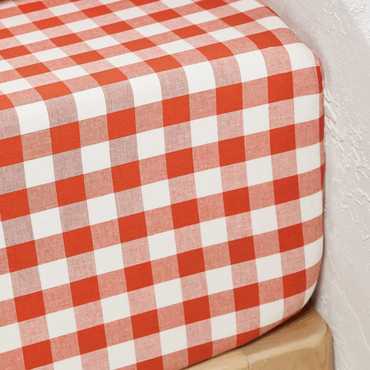 Veldi Fitted Sheet - Orange, Cotton alternate view