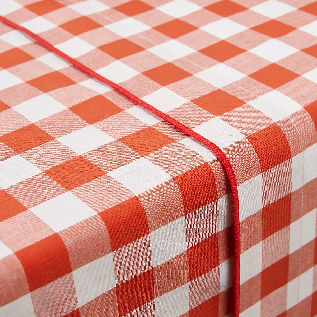 Veldi Flat Sheet - Orange, Cotton alternate view