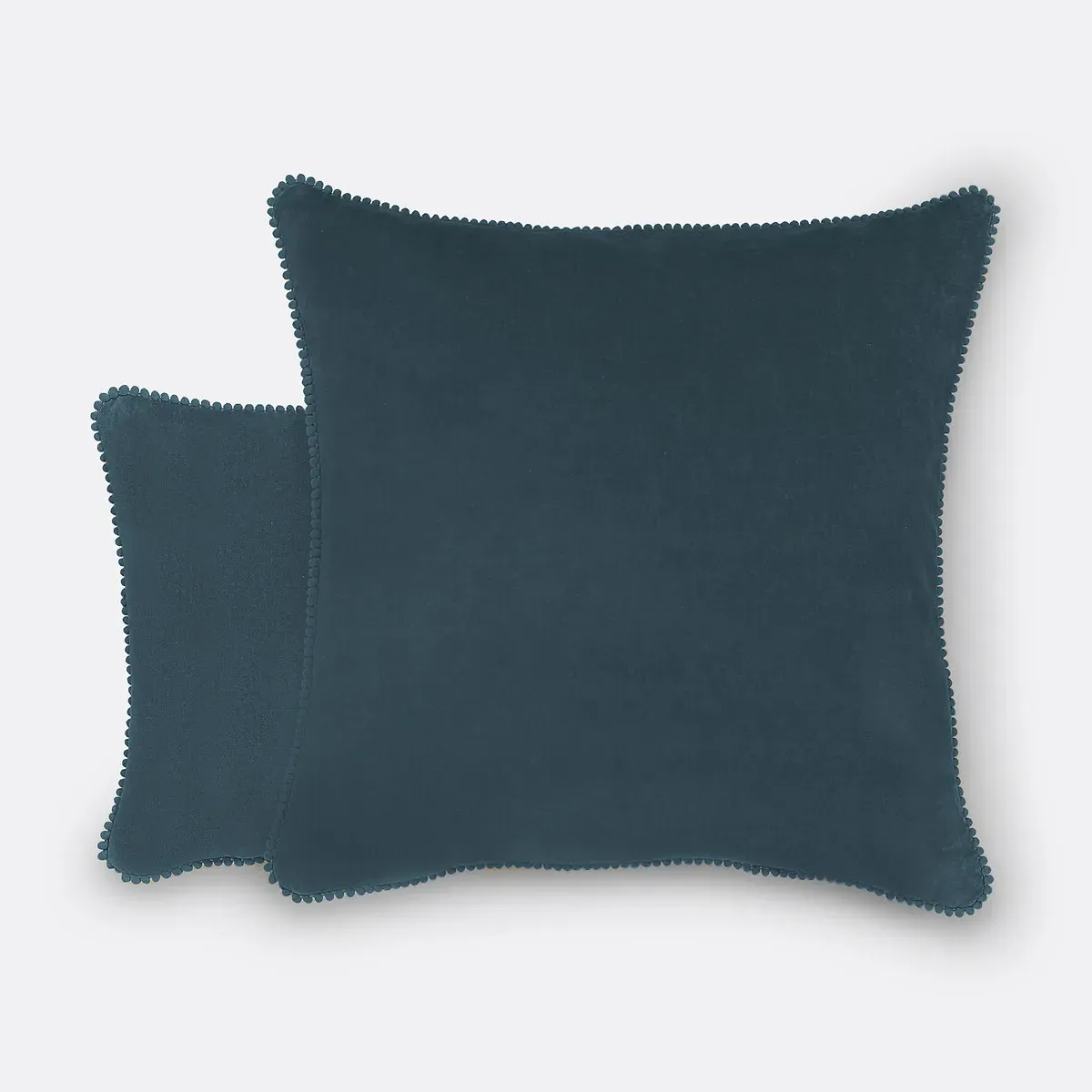 Velvet Cushion Cover - Ink Blue, Cotton product