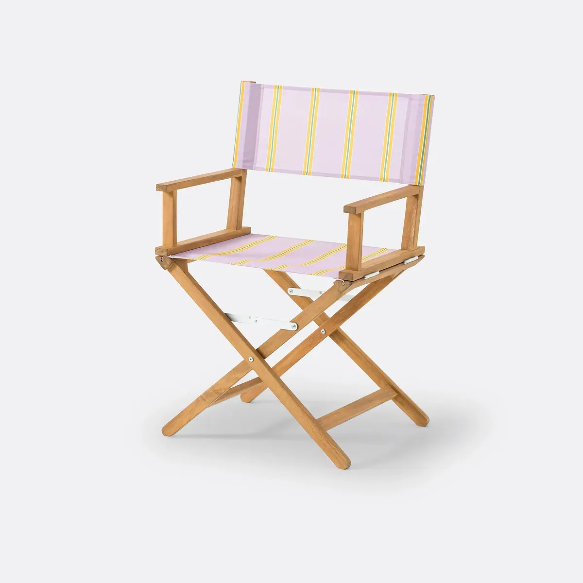 Veniza Folding Director's Chair - Purple Stripes, Acacia product