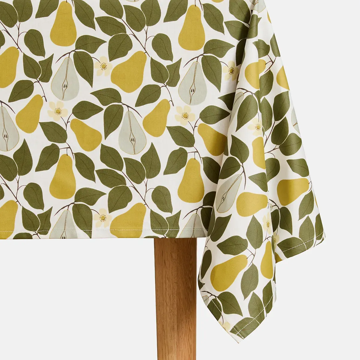 Vintage Pear Printed Coated Cotton Tablecloth alternate view