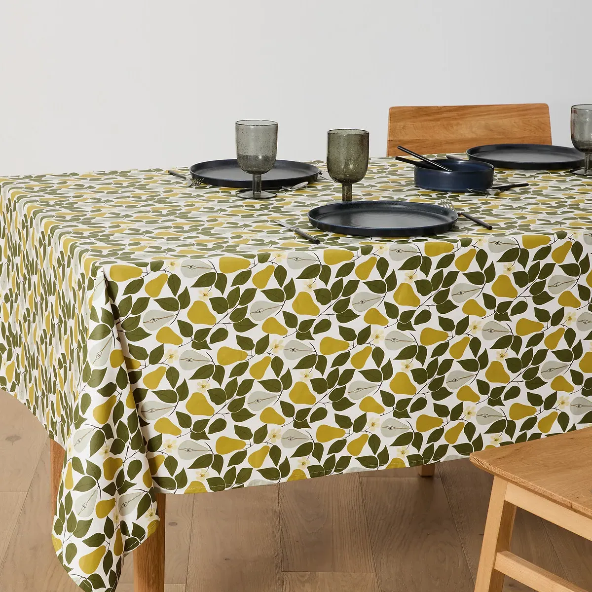 Vintage Pear Printed Coated Cotton Tablecloth product