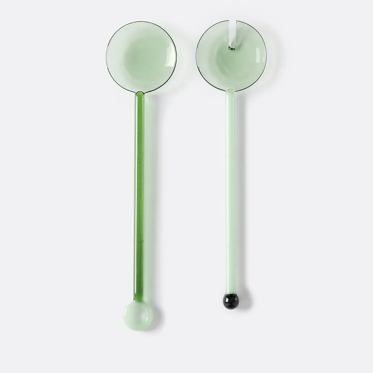 Viria 2-Piece Salad Servers - Green, Borosilicate Glass product