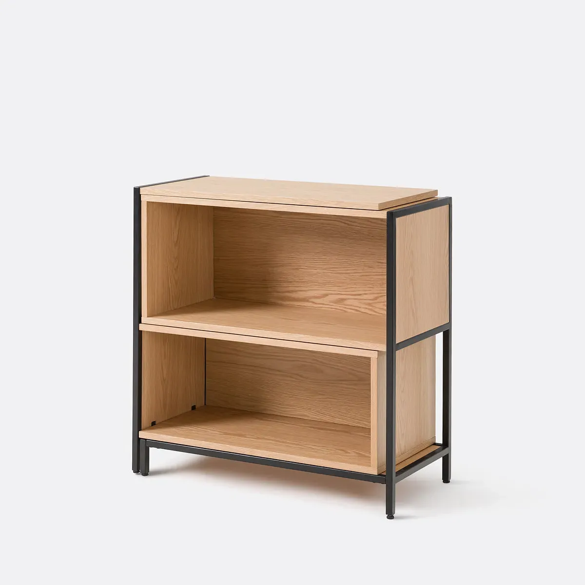 Volga Extendable Console Table - Oak, Metal alternate view