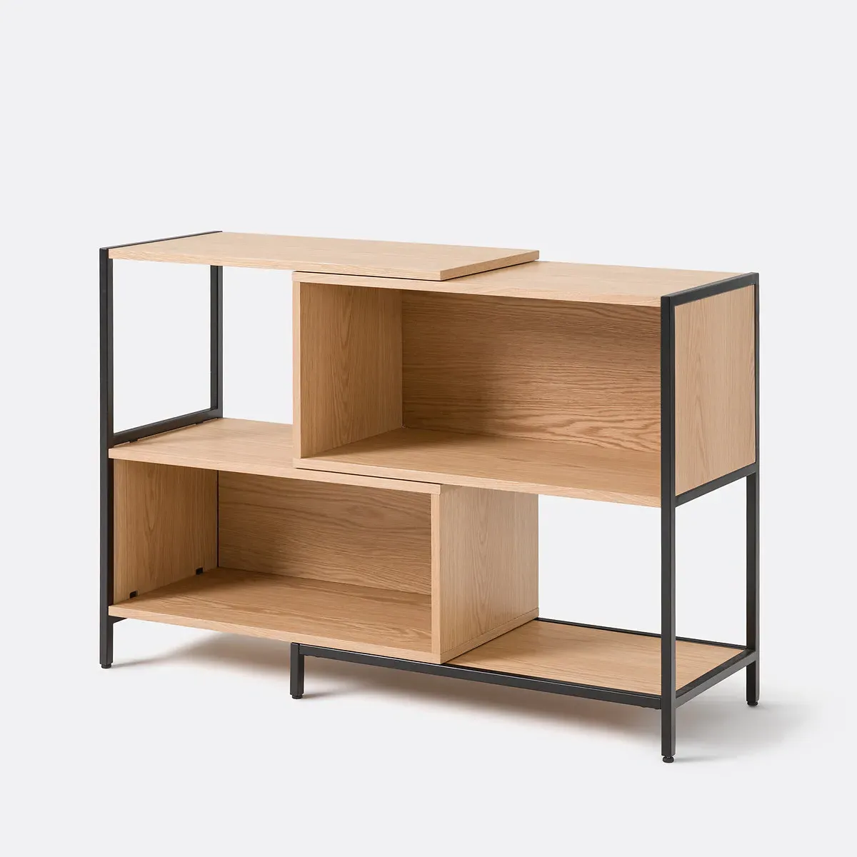 Volga Extendable Console Table - Oak, Metal product