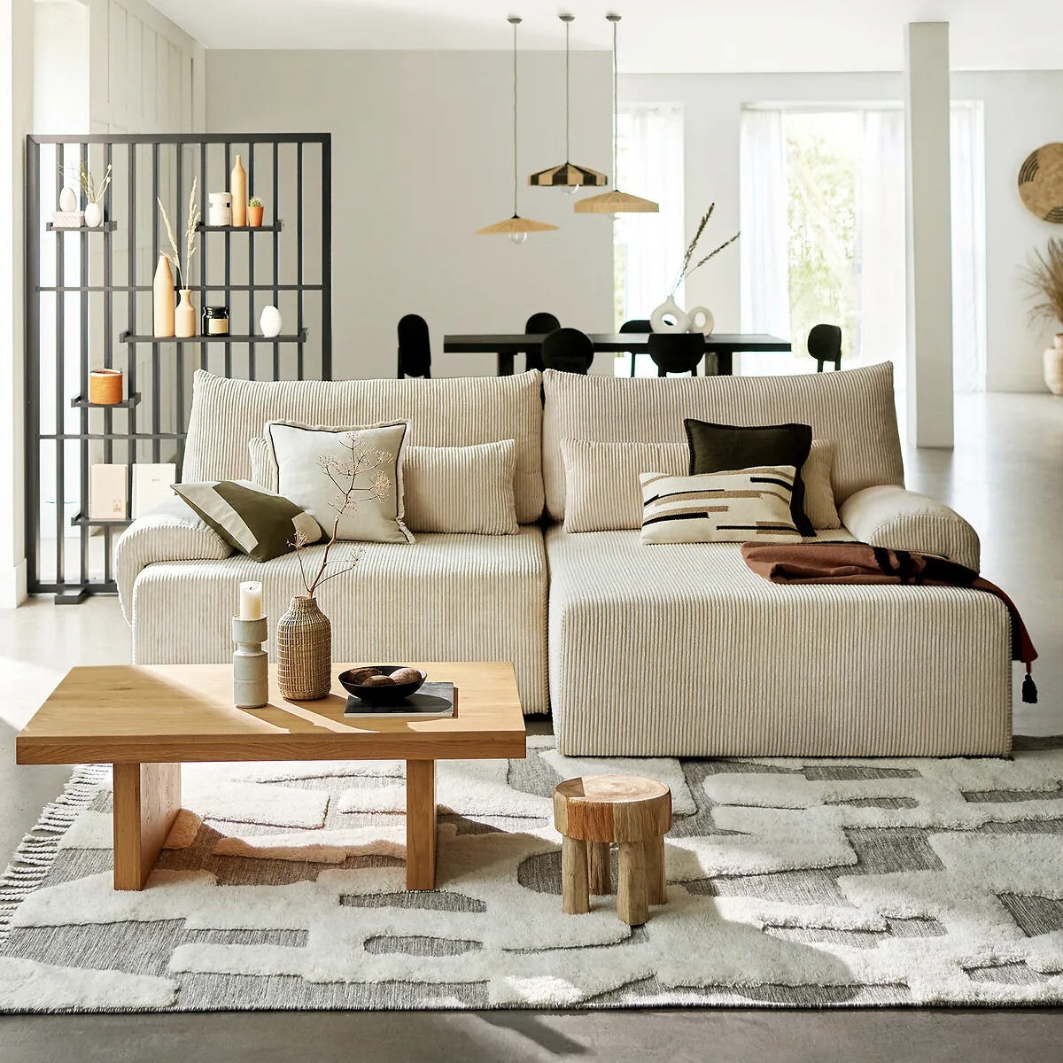 Vova Coffee Table - Oak, Solid Oak alternate view