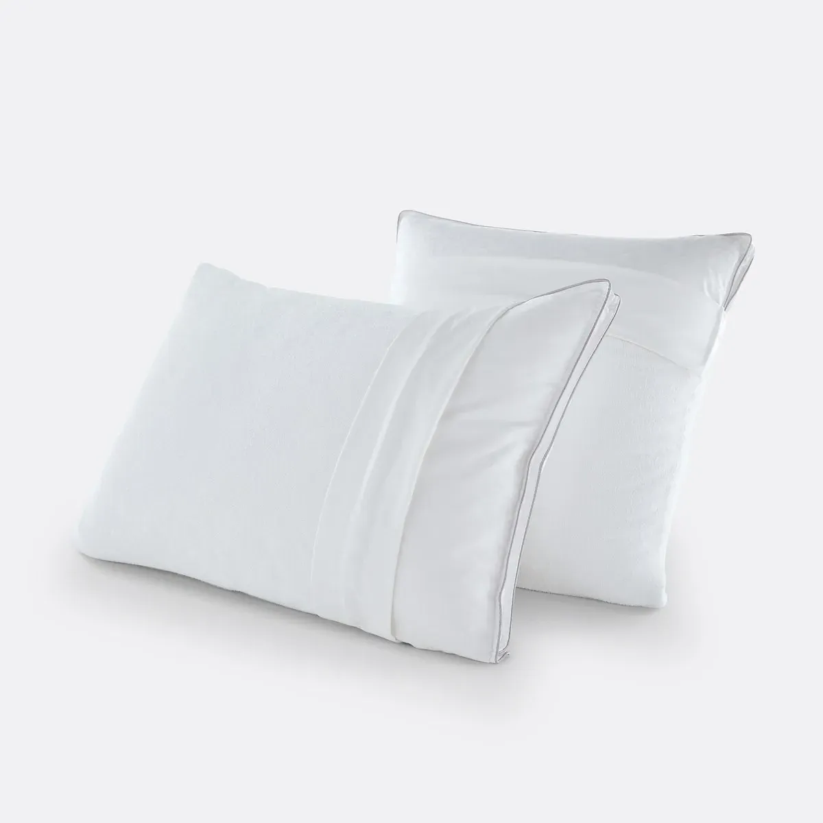 Waterproof Pillow Protector Anti-Mite - White, Terry Cotton product