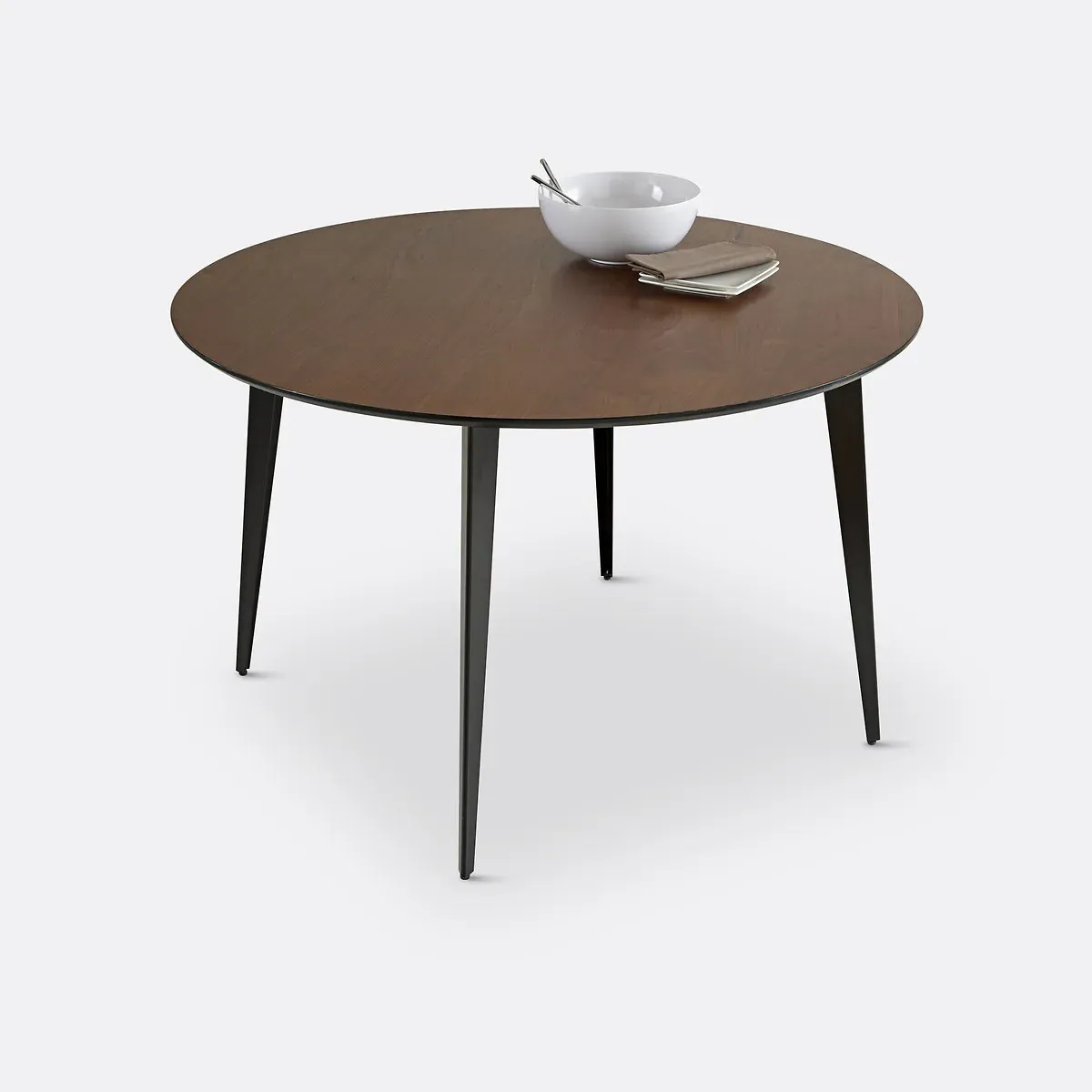 Watford Round Dining Table - Walnut, MDF Veneer product
