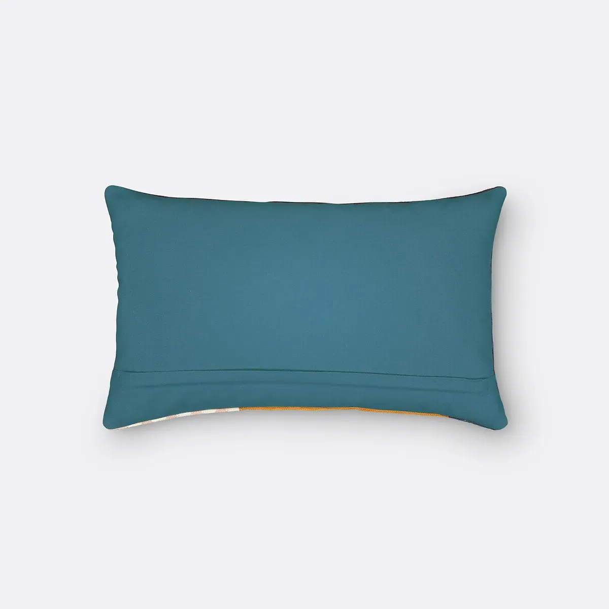 Wavy Embroidered Cushion Cover - Multi-Coloured, Cotton alternate view