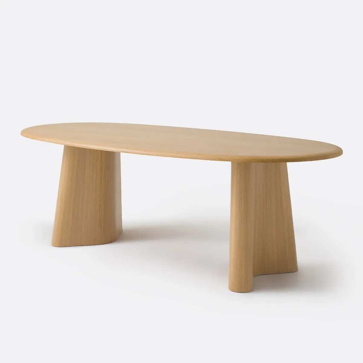 William 6-8 Seater Oval Dining Table - Oak, MDF Veneer product