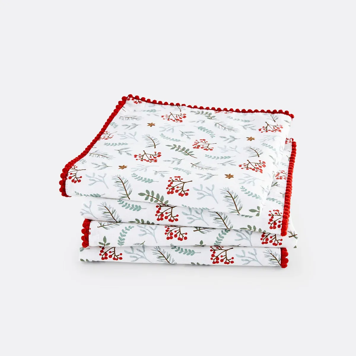 Winter Berry Set of 4 Napkins - Cotton product