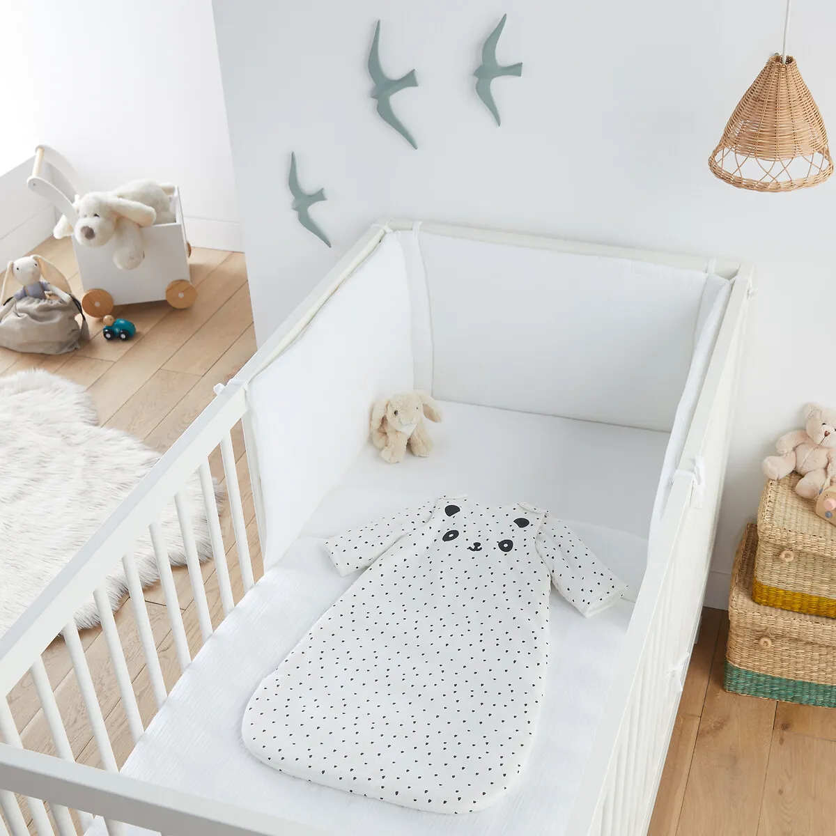 Winter Panda Sleeping Bag - Cotton Percale product