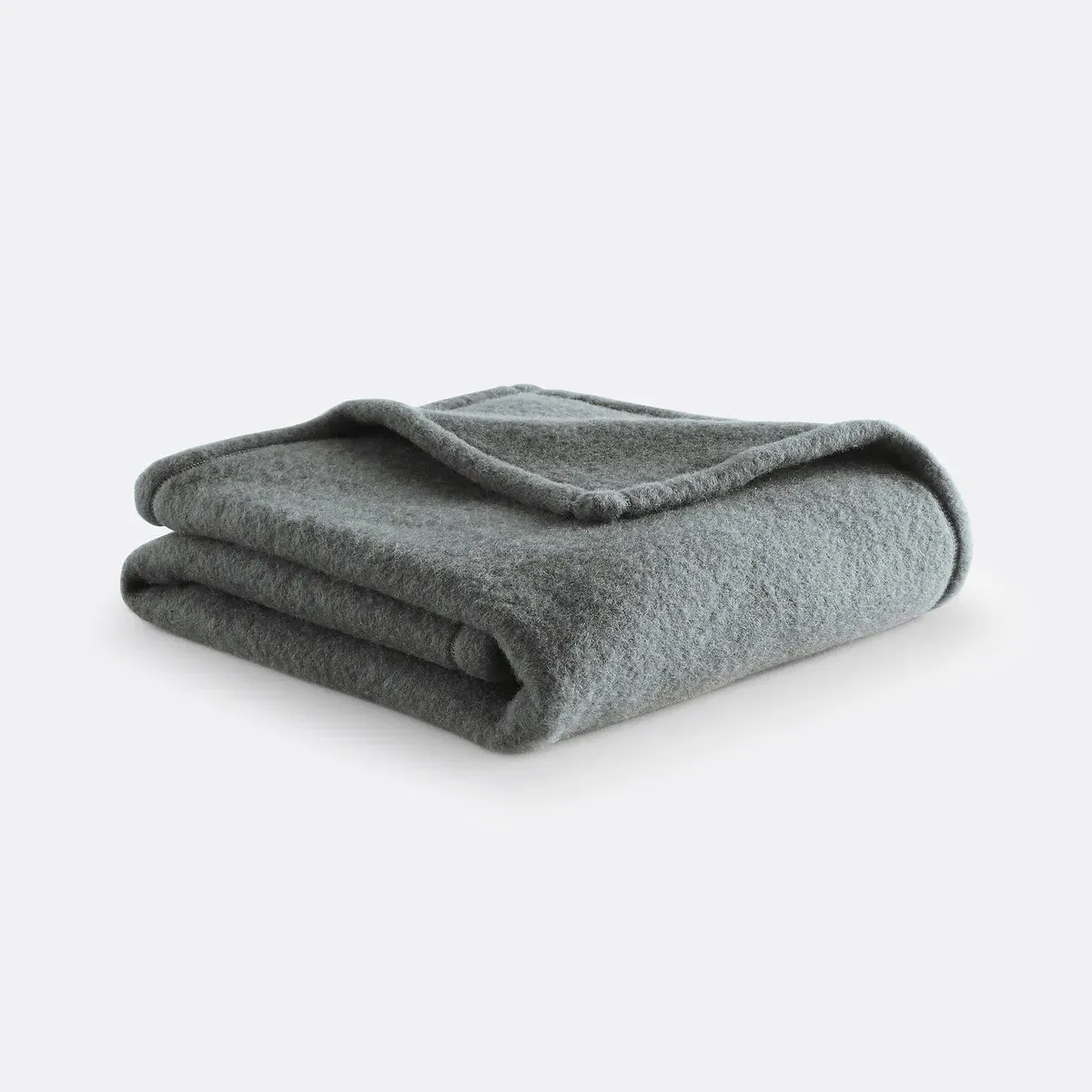 Woolmark 350 g/m² Pure Wool Blanket - Grey alternate view