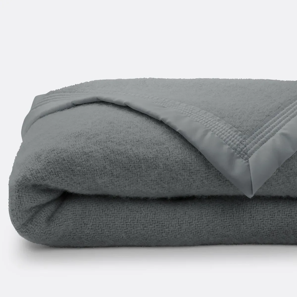 Woolmark 350 g/m² Pure Wool Blanket - Grey product