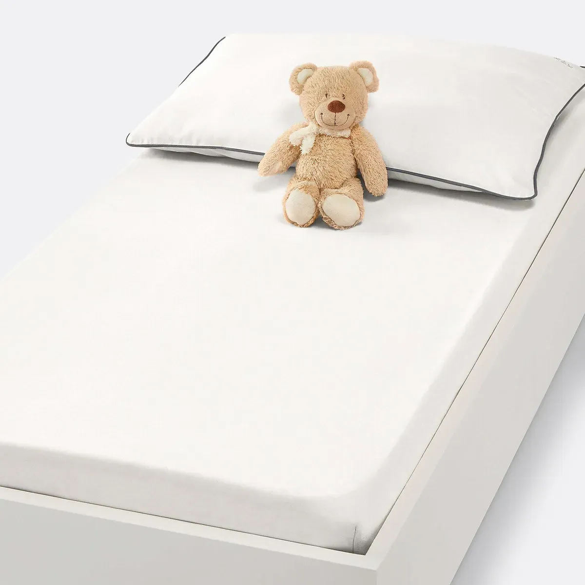 Xelie Pack of 2 Fitted Sheets - White, Cotton product