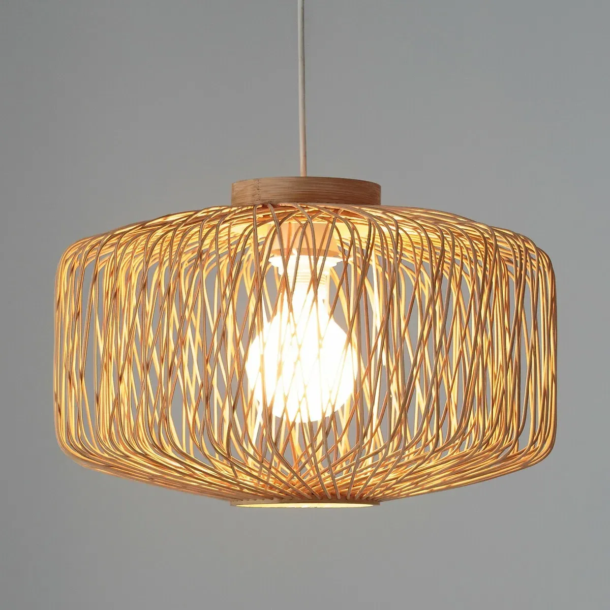 Yaku 44cm Ceiling Light - Natural, Bamboo alternate view