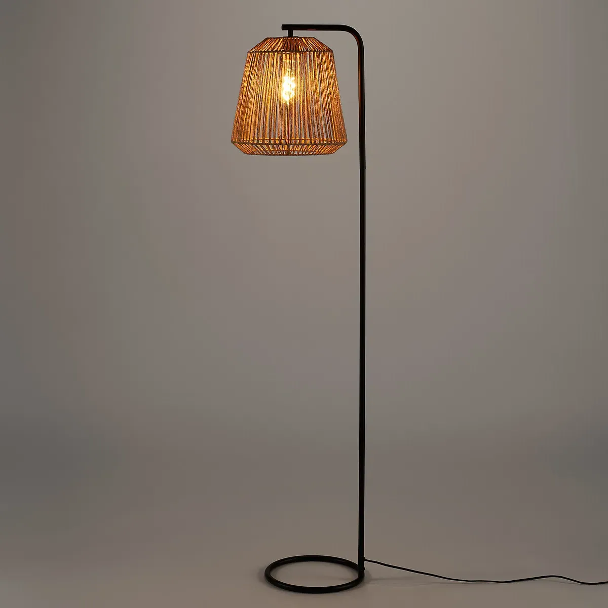 Yaku Floor Lamp - Natural, Hemp alternate view