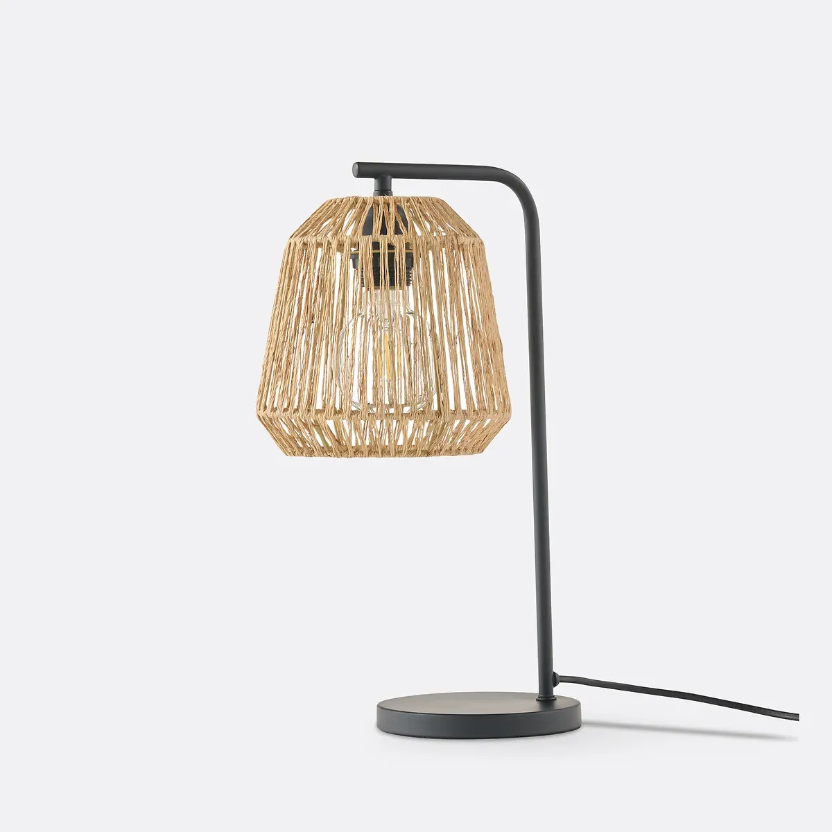 Yaku Table Lamp - Natural, Iron and Hemp product