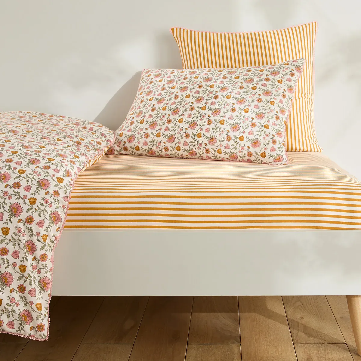 Yassia Single Fitted Sheet - Printed, Washed Cotton product