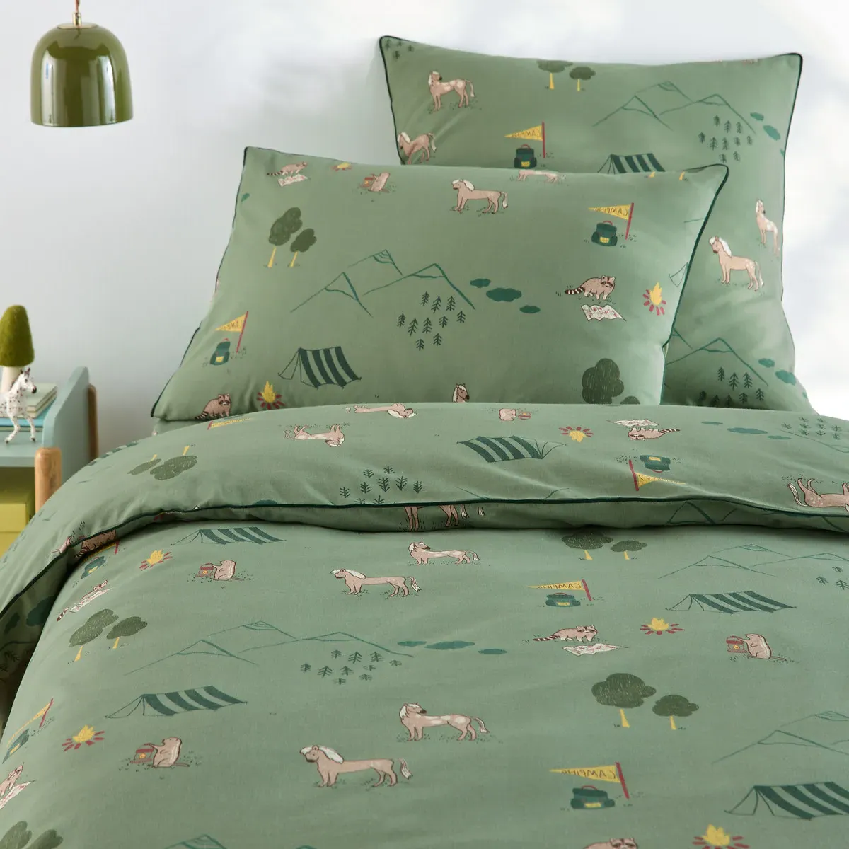 Yosemite Camp Double Duvet Cover - Printed, Cotton product