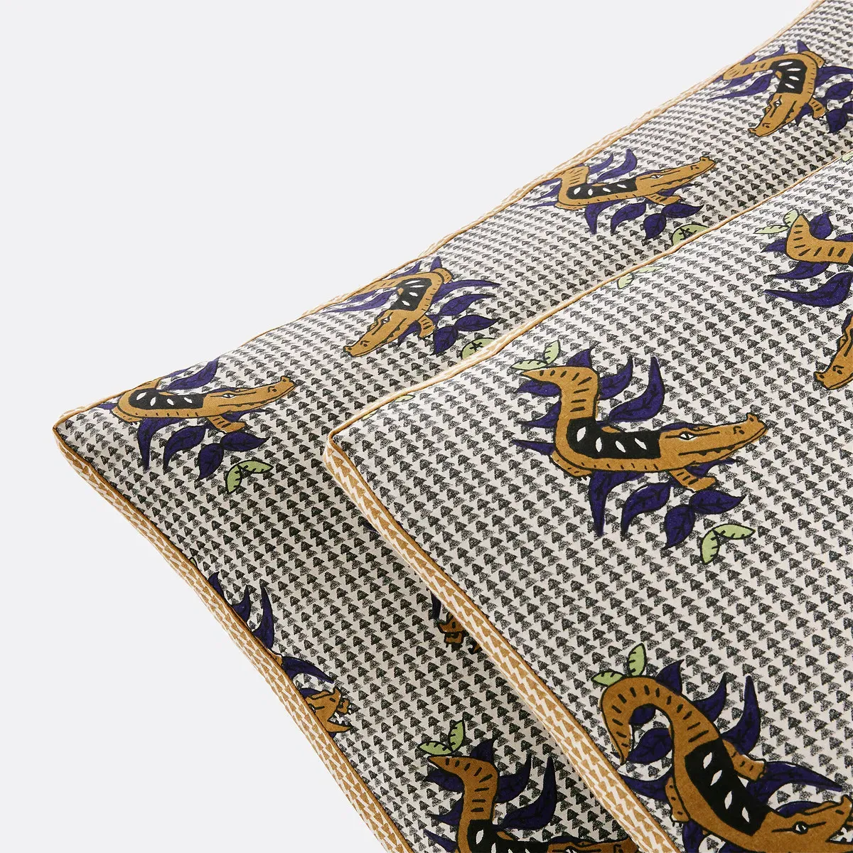 Zakari Pillowcase - Printed, Recycled Cotton alternate view