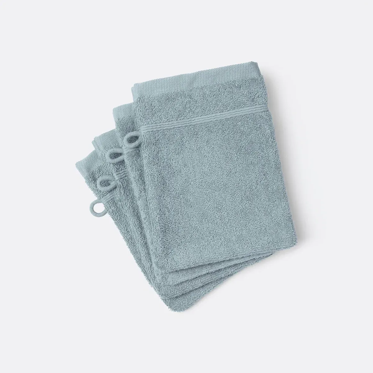 Zavara Washcloths Set of 4 - Grey-Blue, Cotton product