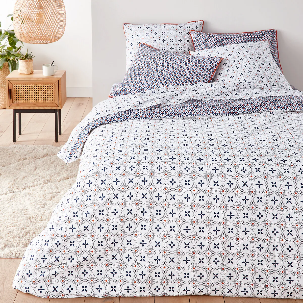 Zehia Tiled Duvet Cover - Cotton product