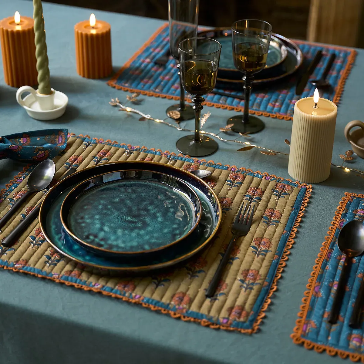 Zephyr Set of 2 Placemats - Printed, Cotton Voile alternate view