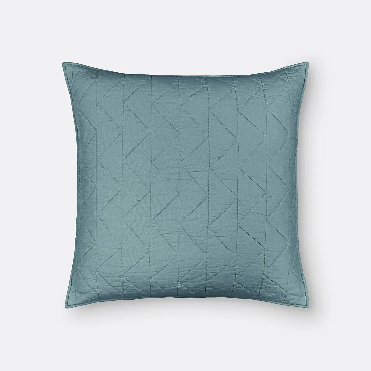 Zig Zag Scenario Cushion Cover - Baltic Blue, Cotton product