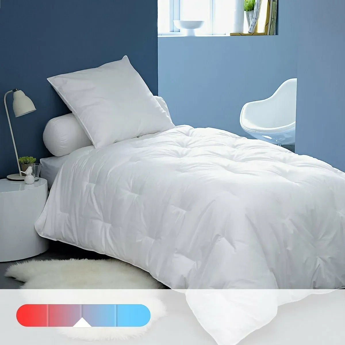 Quallofil Allerban 350g/m² Duvet - White, Cotton alternate view