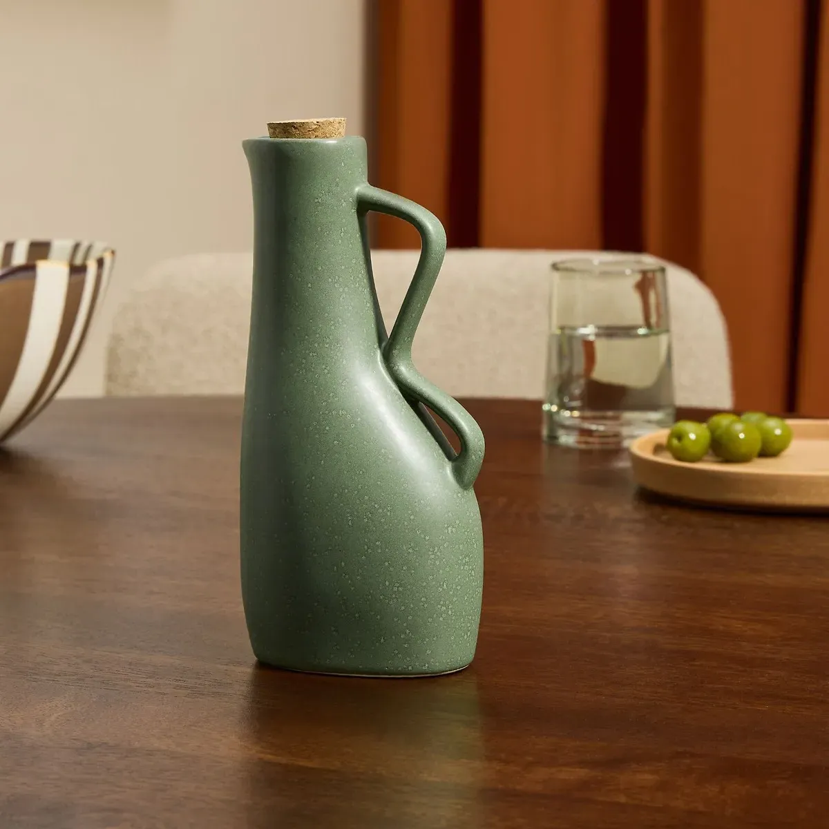 Palmira Oil Pourer - Yellow, Stoneware product