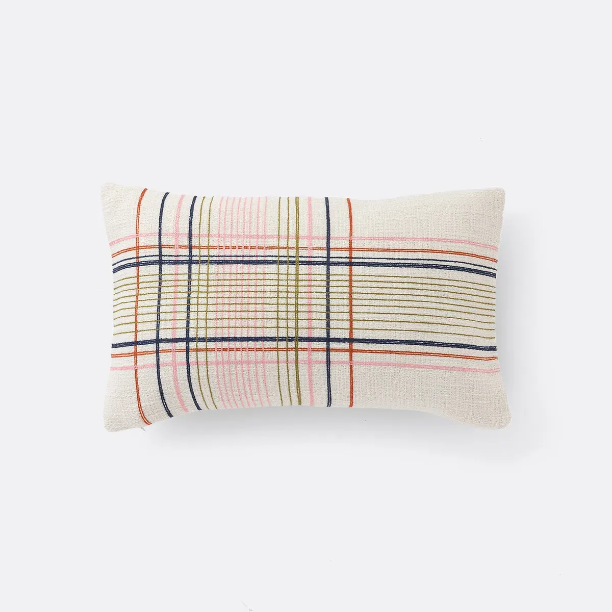 Mapoésie Rectangular Cushion Cover - Pink, Cotton product