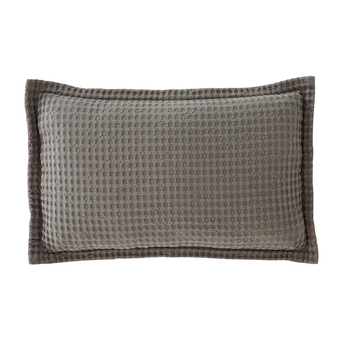 Jaipur Chunky Waffle Cushion - Light Grey, Cotton product