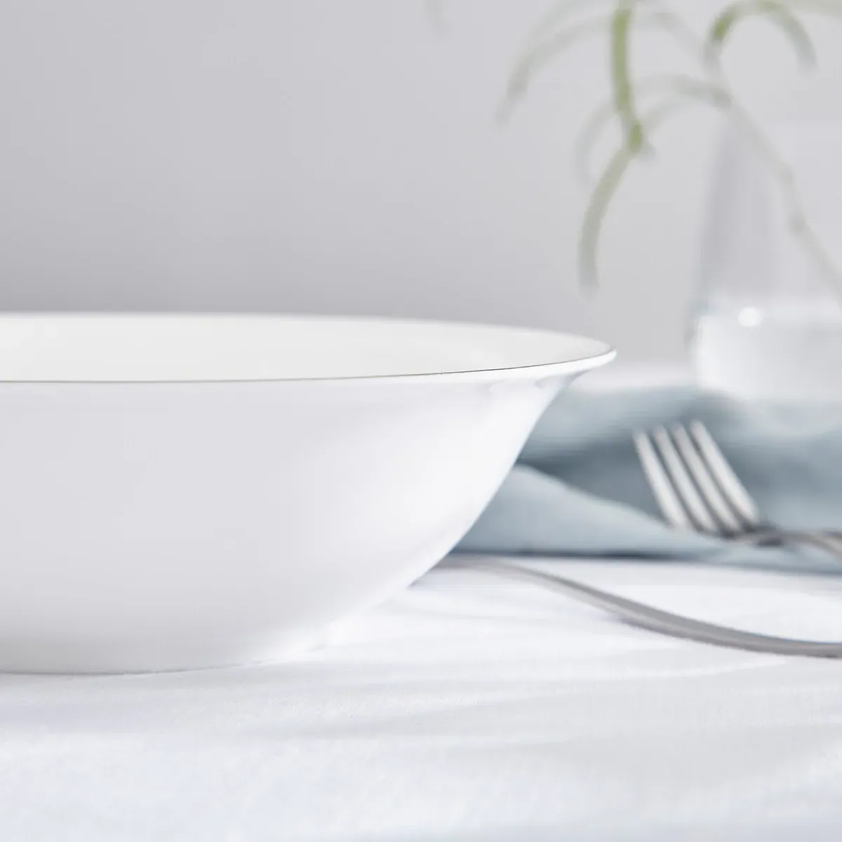 Serendipity Oval Vegetable Bowl - White, Bone China product