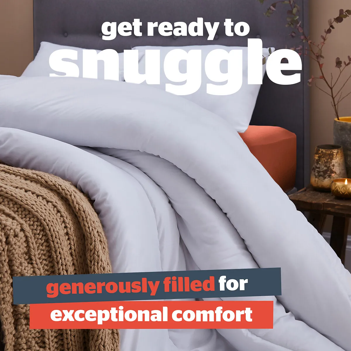 Silentnight 13.5 Tog Duvet - White, Microfibre product
