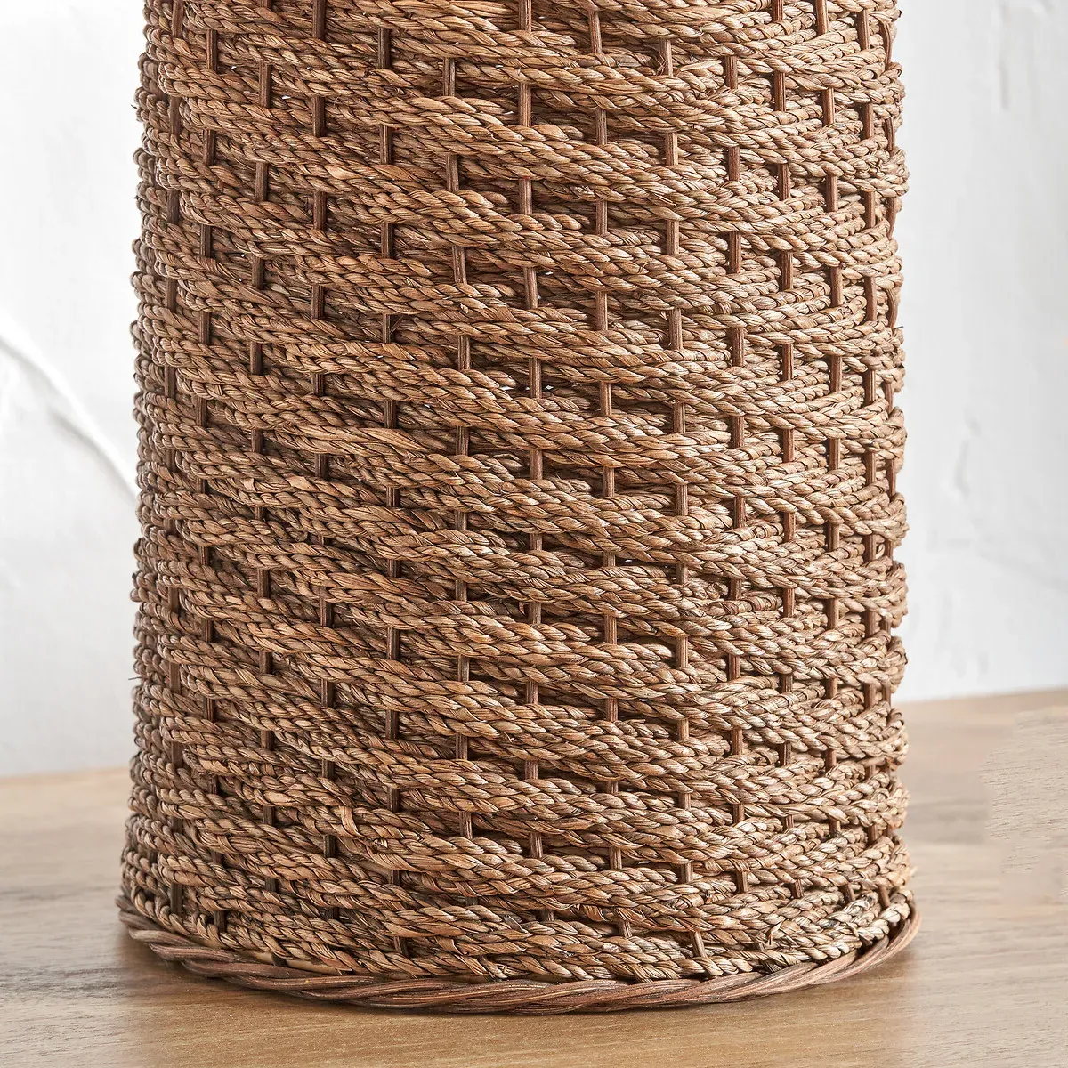 Adrian Woven Seagrass Floor Lamp - Brown alternate view