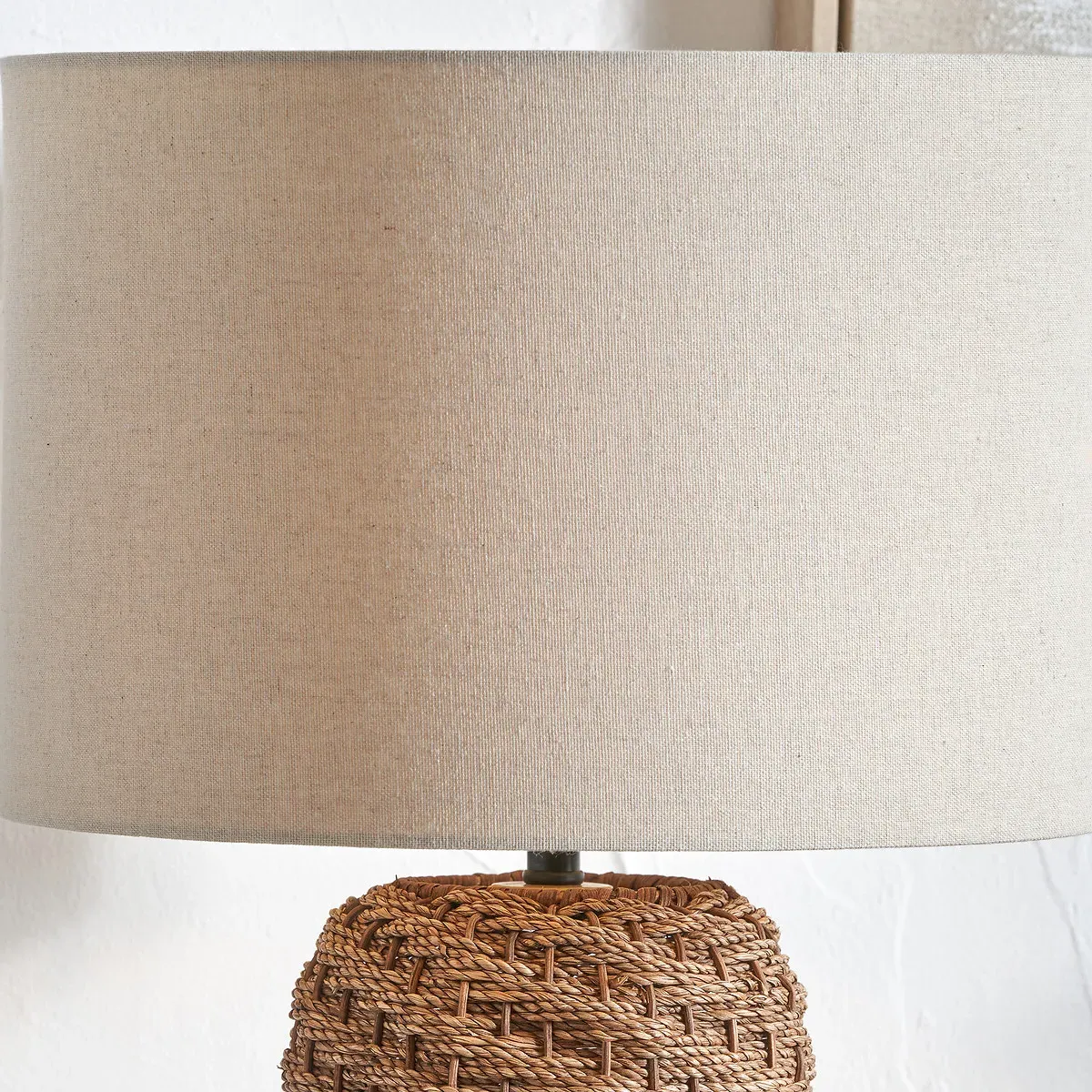 Adrian Woven Seagrass Floor Lamp - Brown product