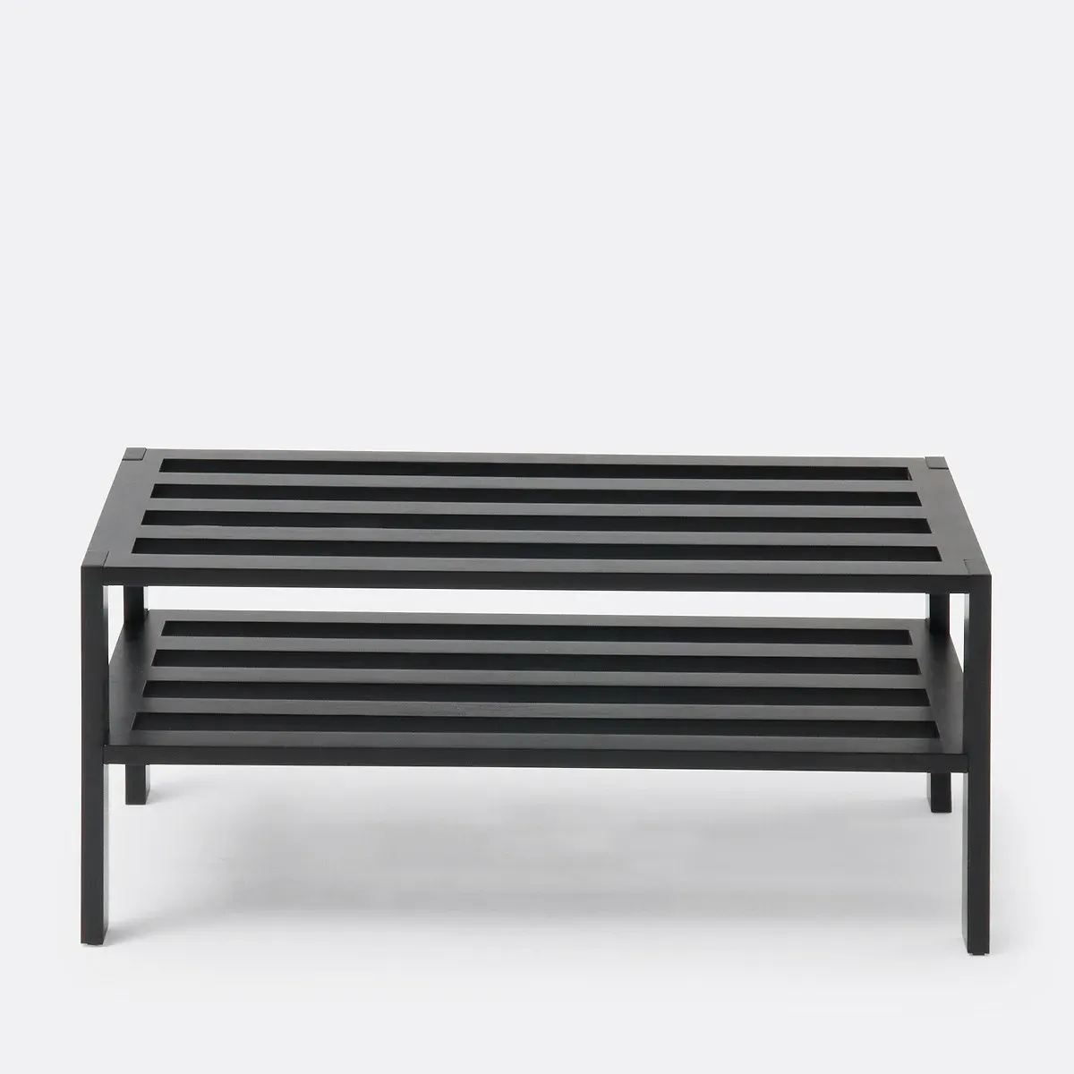 Birch Shoe Rack - Black, Solid Birch product
