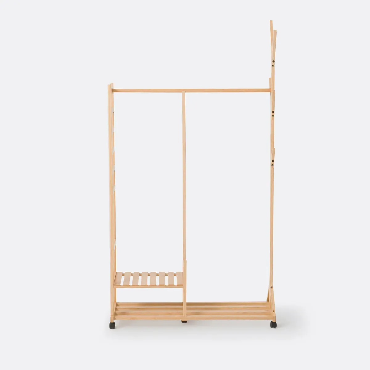 Boni Coat Rack Unit with Shelf - Natural, Bamboo alternate view
