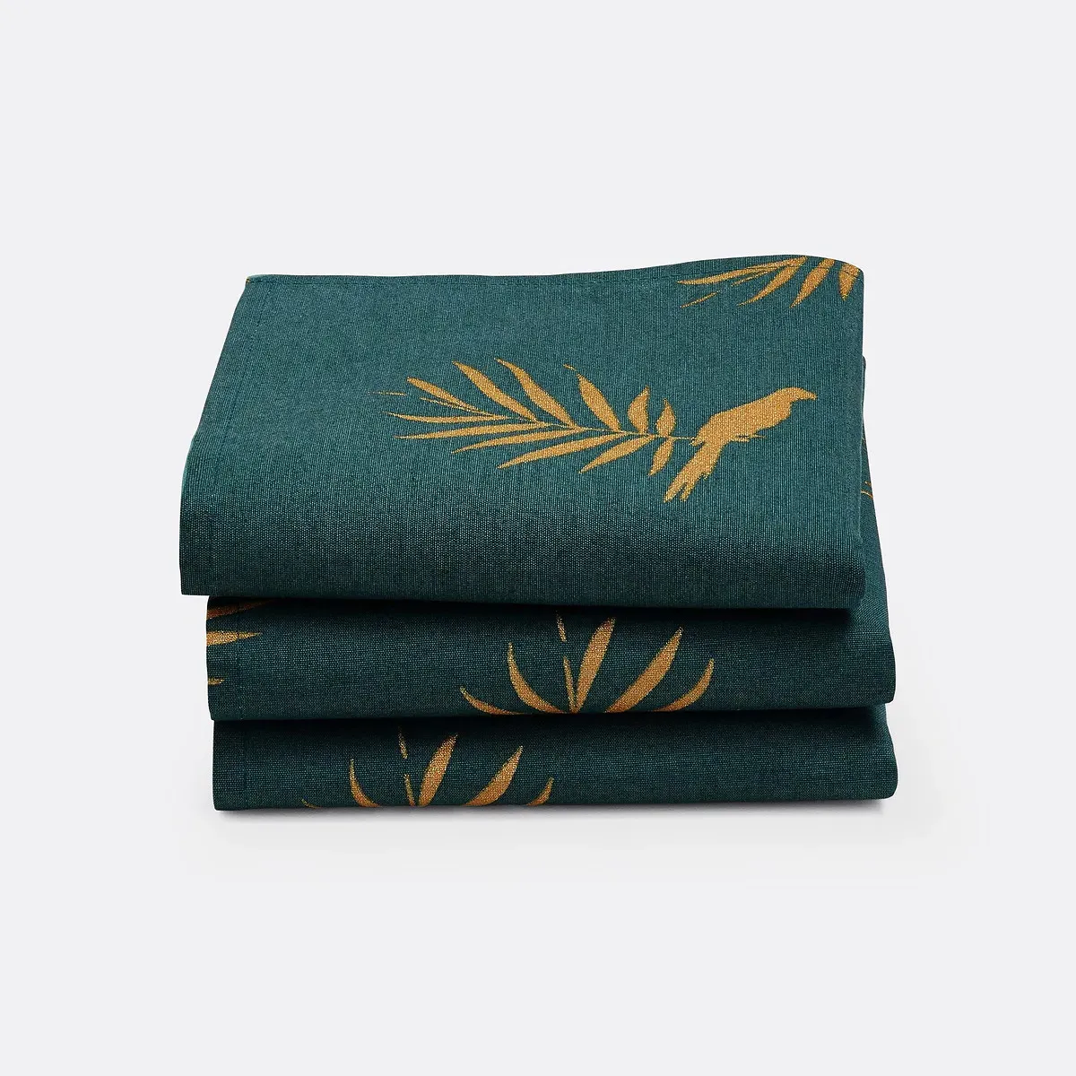 Cancun Set of 3 Patterned Table Napkins - Green, Cotton Blend product