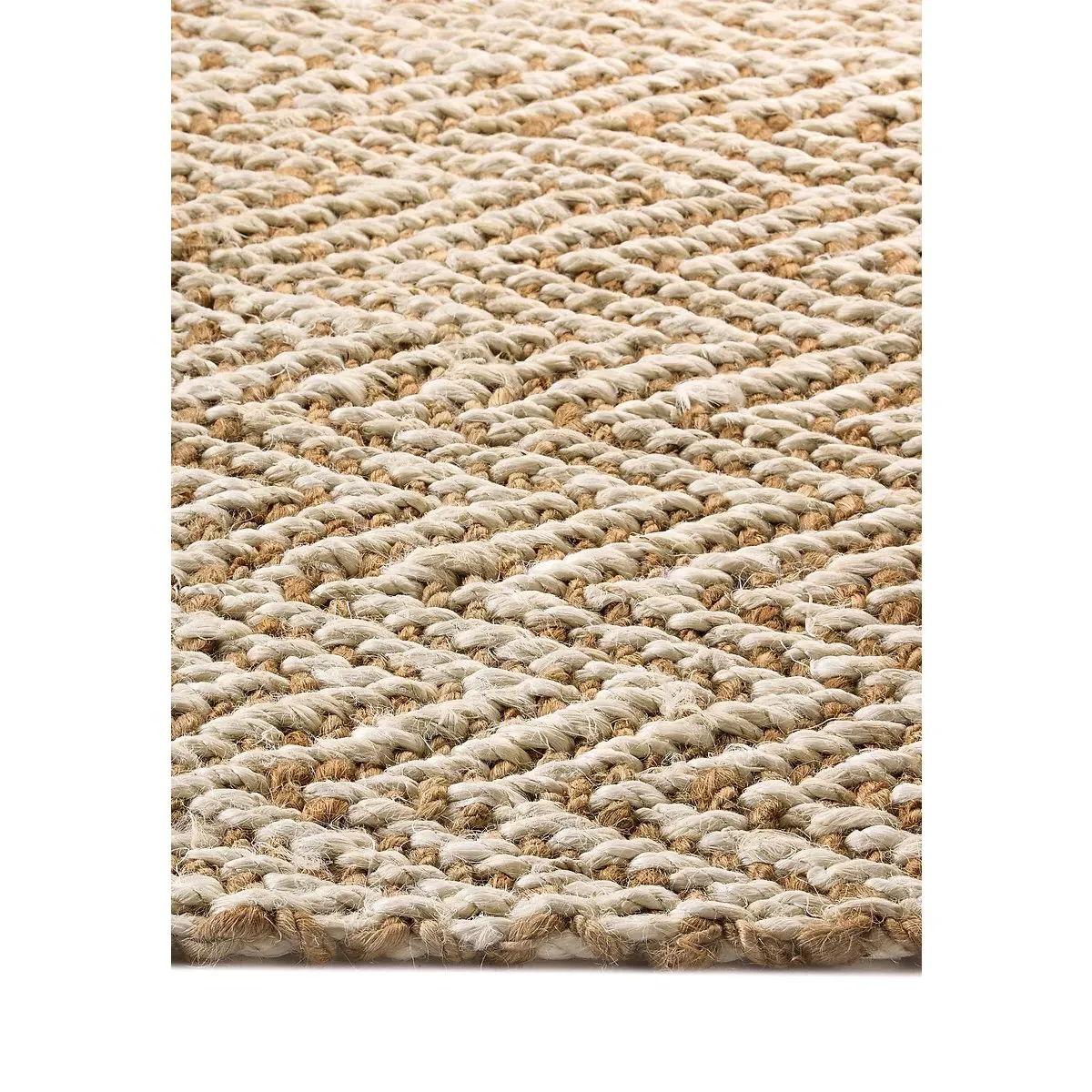 Herringbone Handwoven Doormat - Natural, Jute alternate view