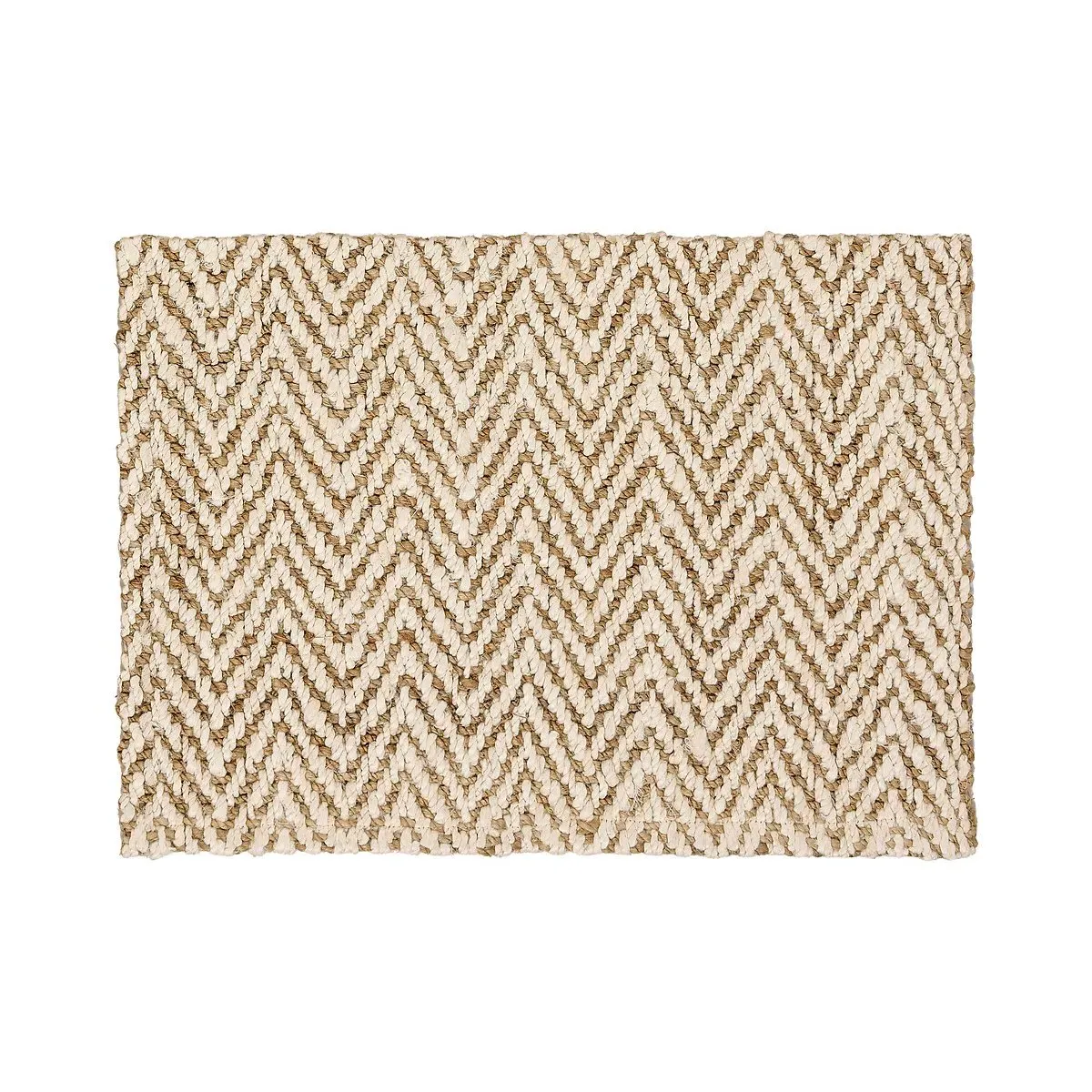 Herringbone Handwoven Doormat - Natural, Jute product