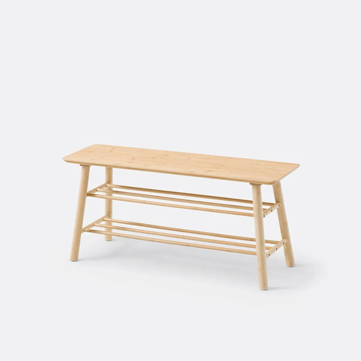 Ivo Entrance Bench with Shoe Storage - Natural, Bamboo product