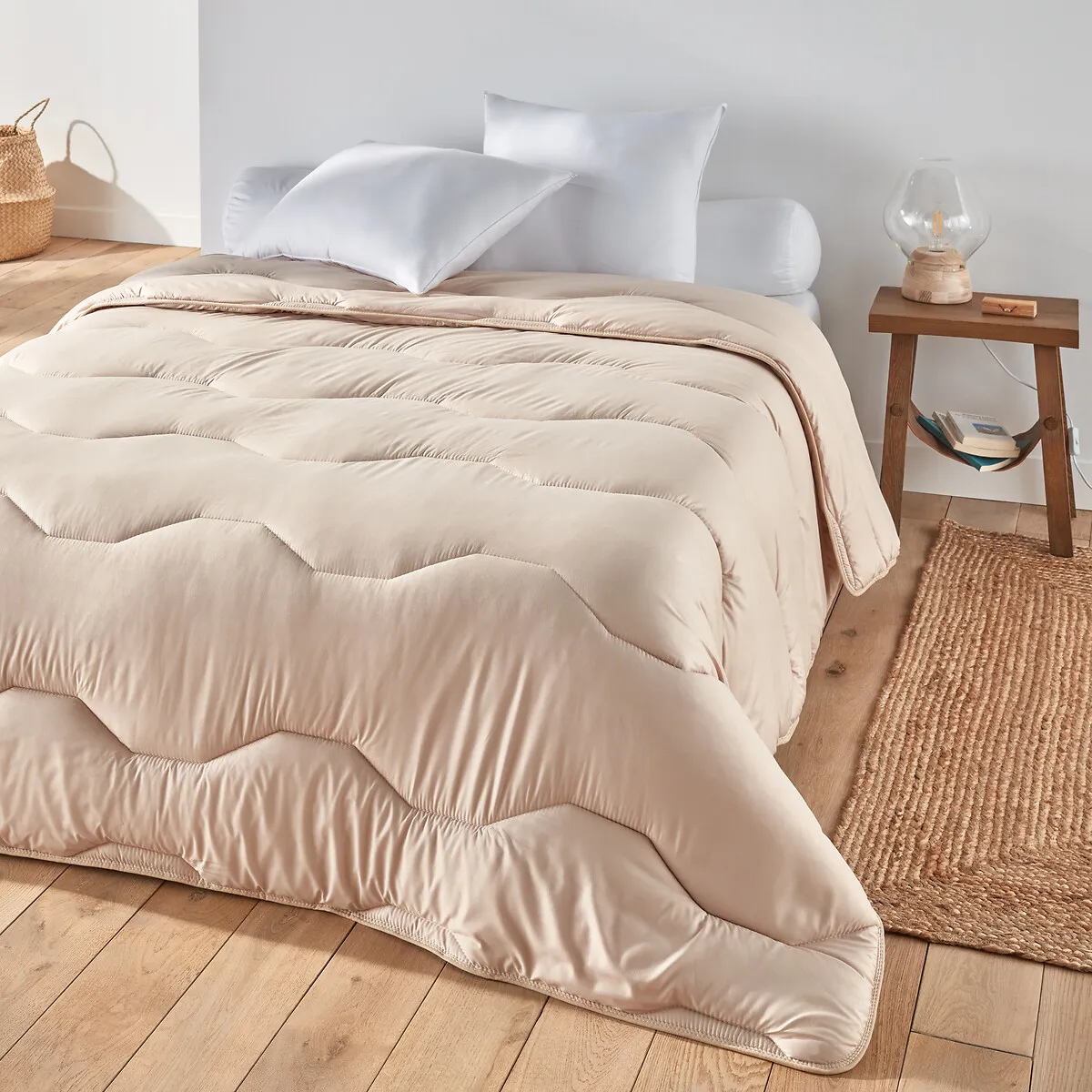 La Redoute Interieurs Summer Coverless Duvet - Beige, Polyester product
