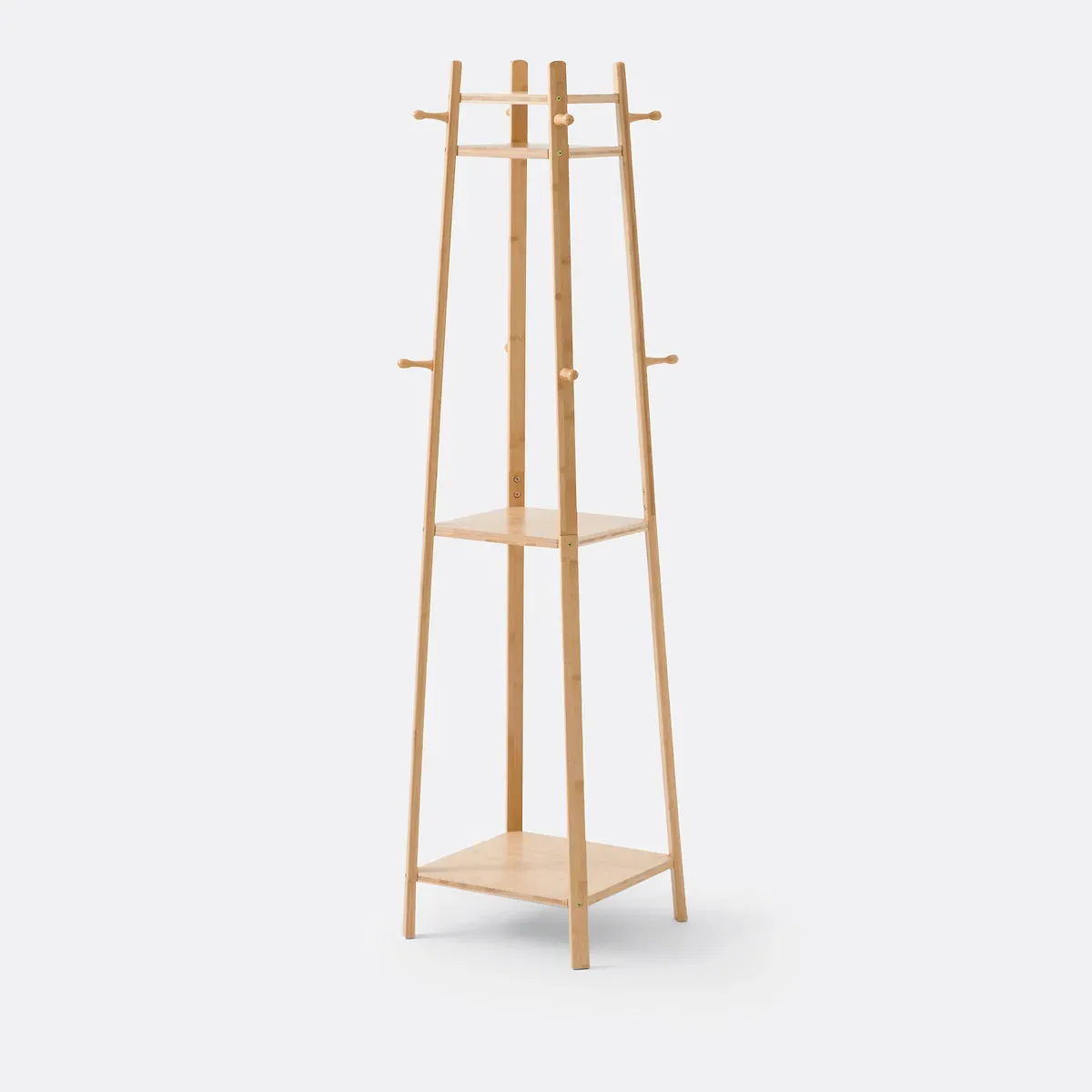 Lorna Coat Rack with Storage - Natural, Bamboo product