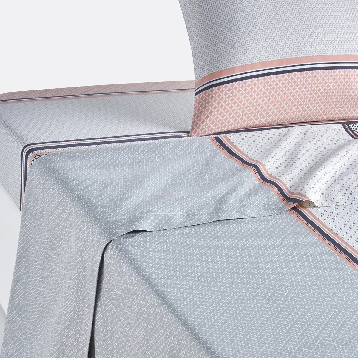 Nayma Flat Sheet - Grey, Cotton product