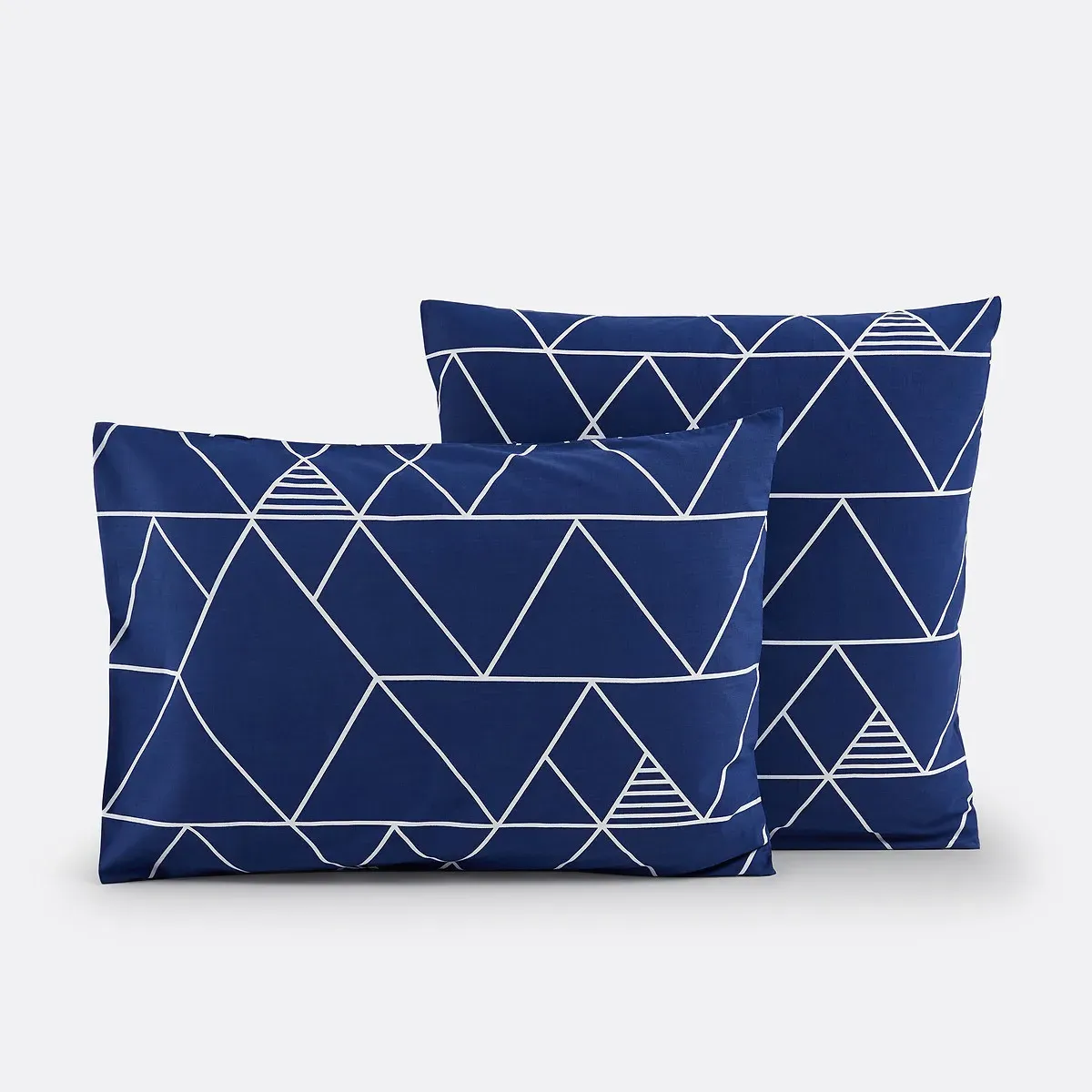 Odin Geometric Pillowcase - Blue, Cotton product