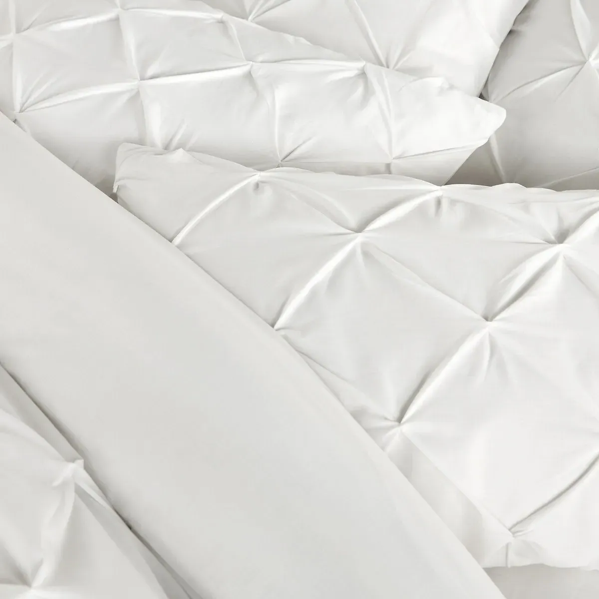 Origami Duvet Cover - White, Polycotton alternate view